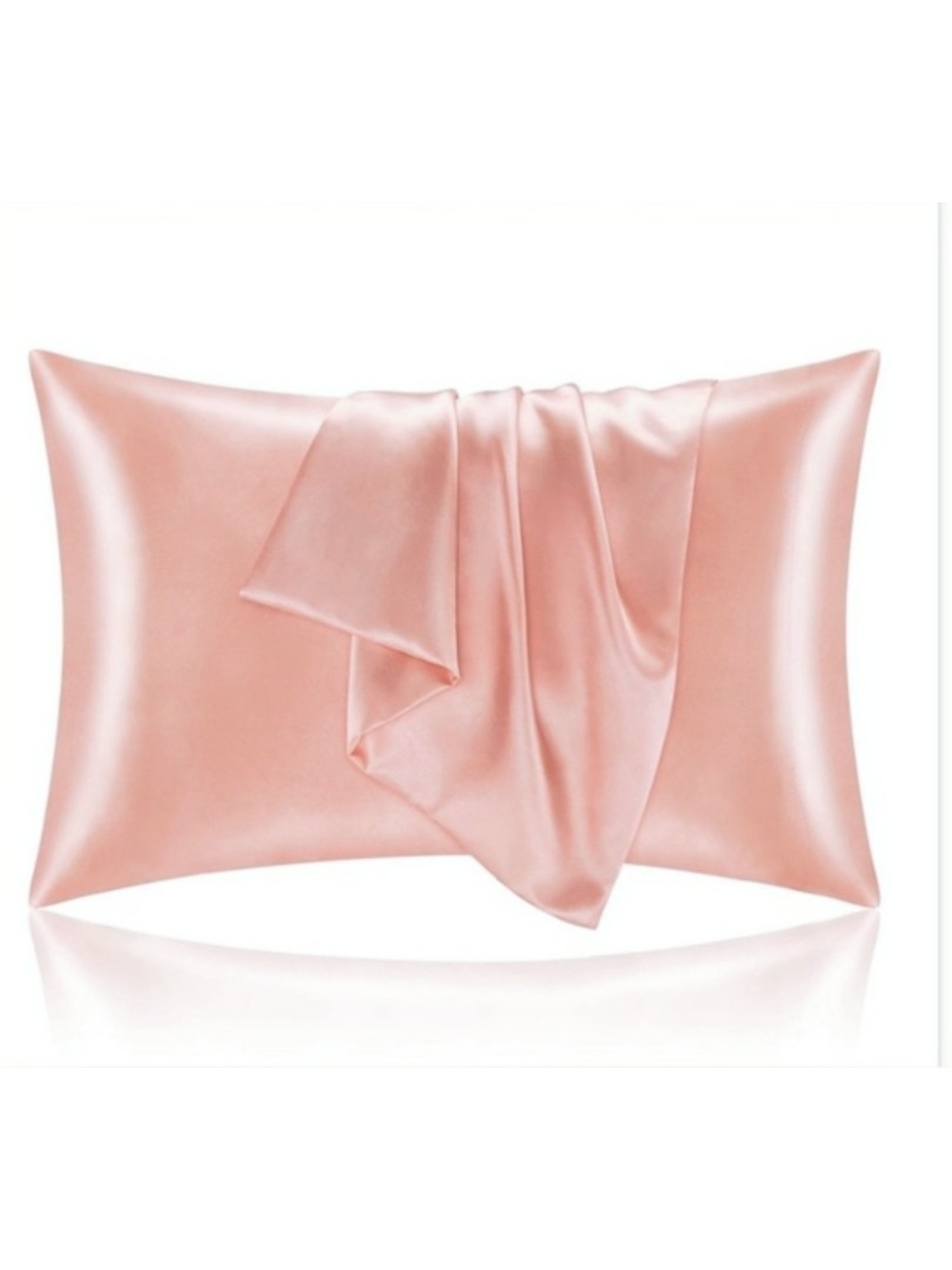 Amazon Basics - Satin Blush Pink Standard Pillowcase – Set Of 2